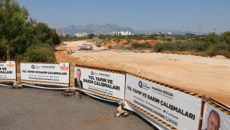 30 metre genişliğindeki yeni yol trafiği rahatlatacak
