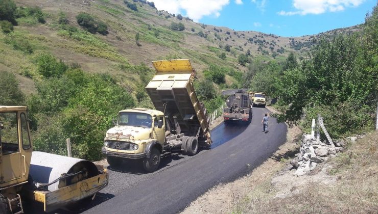 4 kilometrelik asfalt çalışması tamamlandı