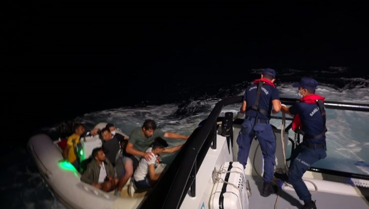 44 düzensiz göçmen  kurtarıldı