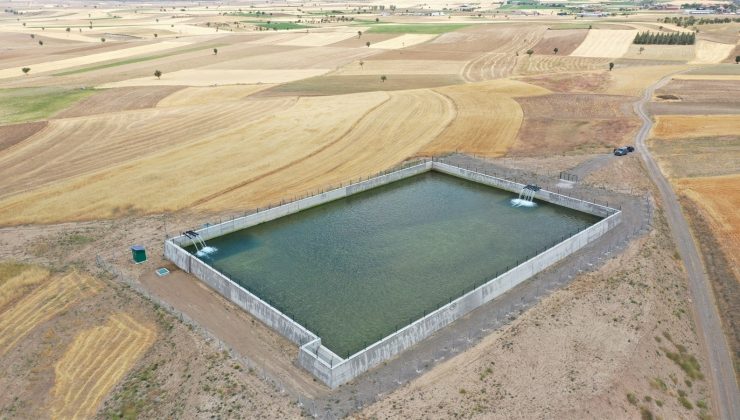 5 bin 480 dekar alan suni tesis ile sulamaya açıldı