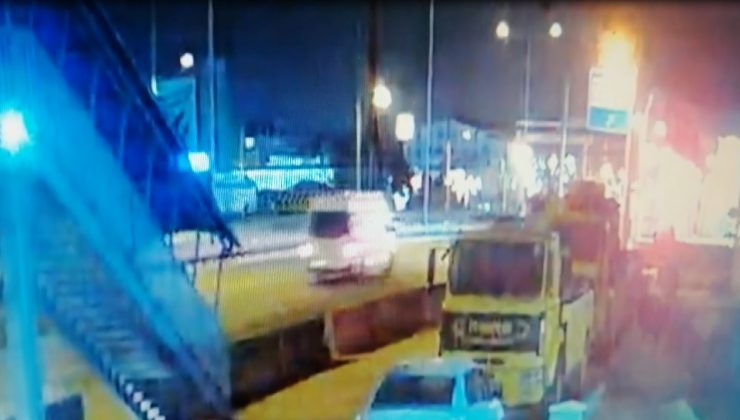 7 işçinin yaralandığı kazanın görüntüleri ortaya çıktı