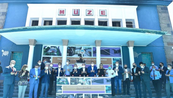 7,5 milyon yıllık fosillerin sergileneceği Paleontoloji Müzesi’nin temeli atıldı