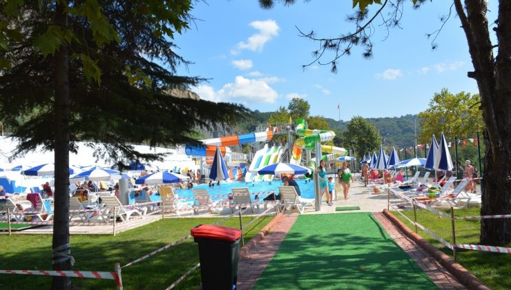 Açılışı yapılan Aquapark büyük ilgi gördü
