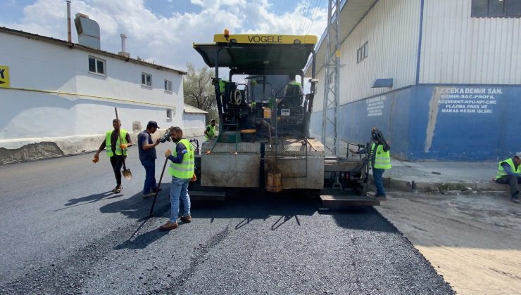 Ağrı Sanayi Sitesi Asfaltlanıyor