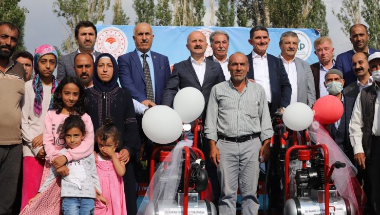 Ağrı’da, Süt Sağım Ünitesi Dağıtım Programında yatırım müjdeleri verildi