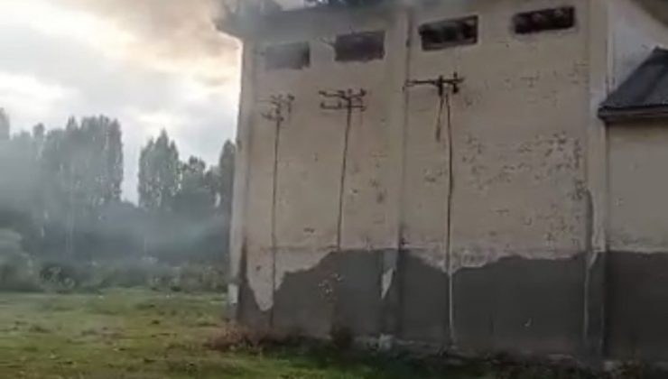 Ağrı’da trafoda çıkan yangın güçlükle kontrol altına alındı