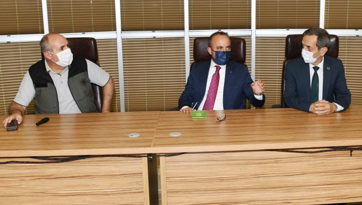 AK Parti’li Turan’dan ormanın kahramanlarına moral ziyareti