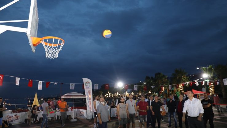 Akçaabat’ta 3×3 sokak basketbol turnuvası başladı