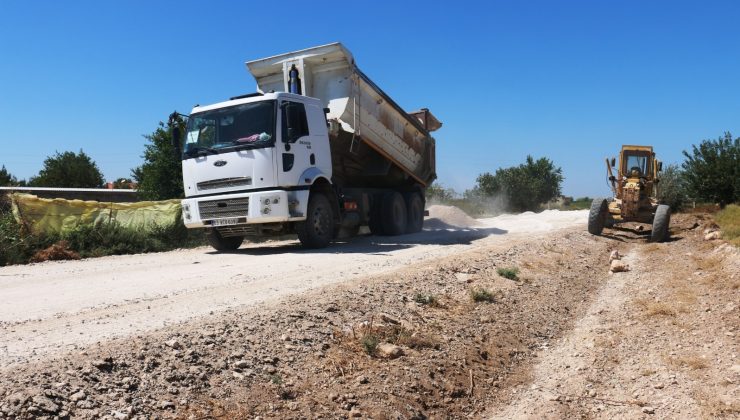 Akçakale’de yeni yol çalışması