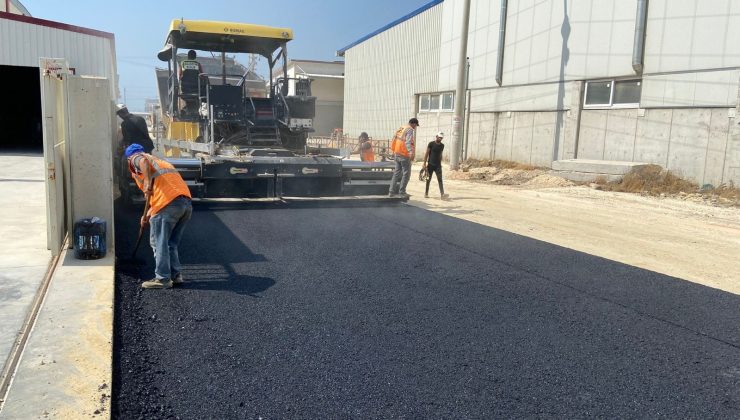 Akdeniz’de yol çalışmaları devam ediyor