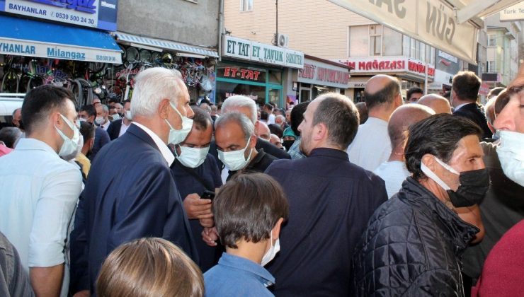 Akşener’in Bayburt ziyaretinde vatandaşlarla partililer arasında arbede