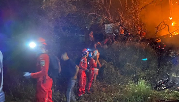 AKUT, Aydın Bozdoğan’daki orman yangını söndürme çalışmalarına katıldı
