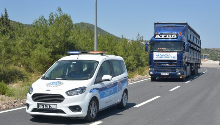 Aliağa Belediyesinden Manavgat’taki köylülere destek