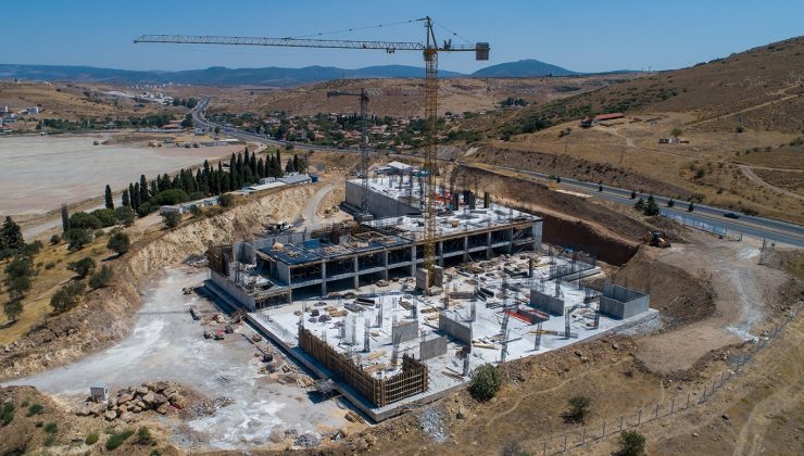 Aliağa Mesleki ve Çevresel Hastalıklar Hastanesi yükseliyor