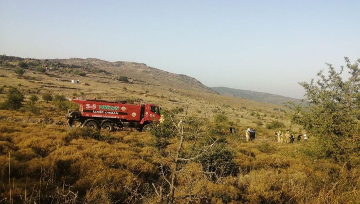 Aliağa’da  yangın söndürme çalışmaları devam ediyor