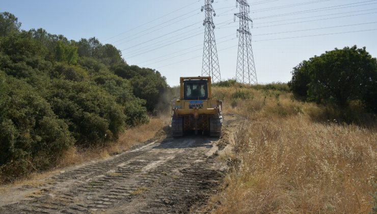 Aliağa’da ormanlık alanlarda hummalı çalışma