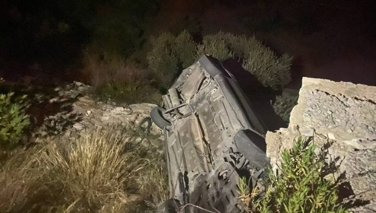 Alkollü sürücü şarampole uçtu