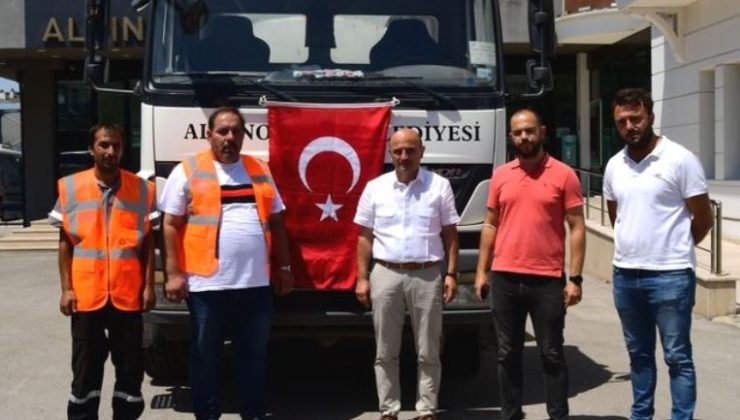 Altınova’dan Muğla’ya su tankeri gönderildi