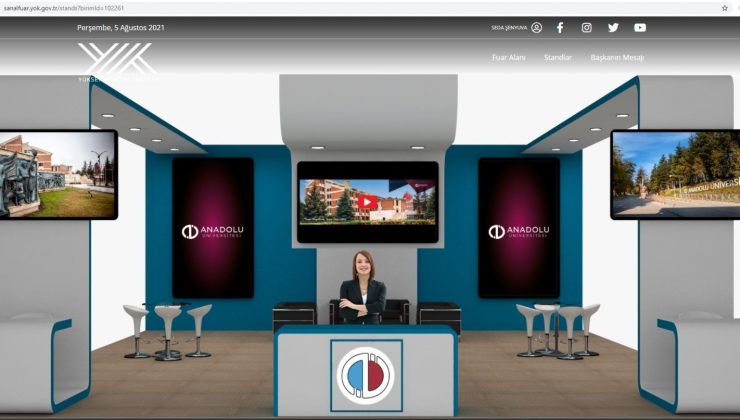 Anadolu Üniversitesi YÖK Sanal Fuarında yerini aldı