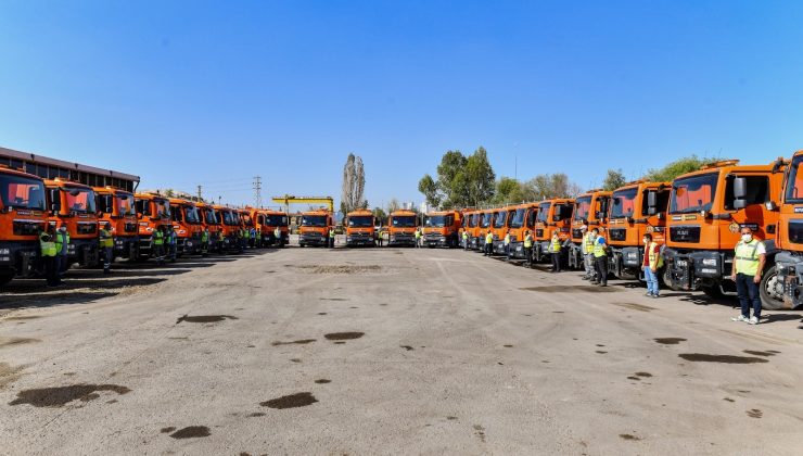 Ankara Büyükşehir Belediyesinin temizlik filosu genişliyor