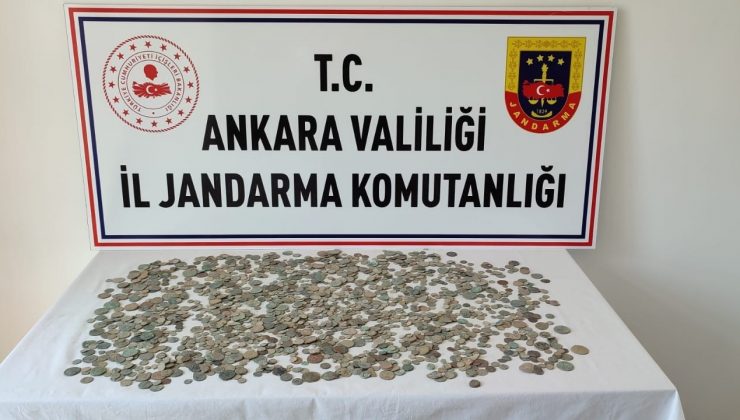 Ankara’da 2 bin 30 adet sikke ele geçirildi