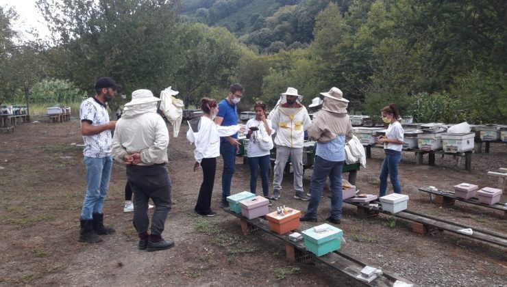 Arıcılık kursunun eğitimleri başarıyla tamamlandı