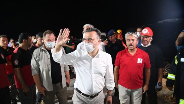 Aydın Valisi Aksoy, Çine’deki yangını değerlendirdi