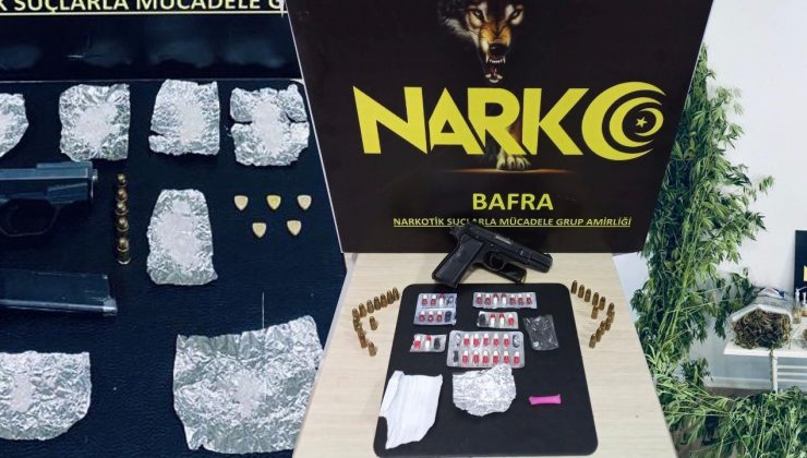 Bafra’da uyuşturucu ile mücadele