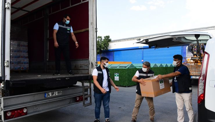 Bahçelievler Belediyesi’nden sel bölgesine yardım