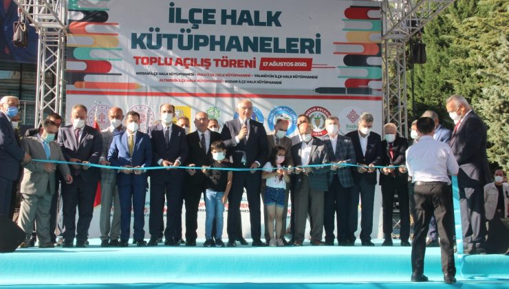 Bakan Ersoy Konya’da 5 kütüphanenin açılışını gerçekleştirdi