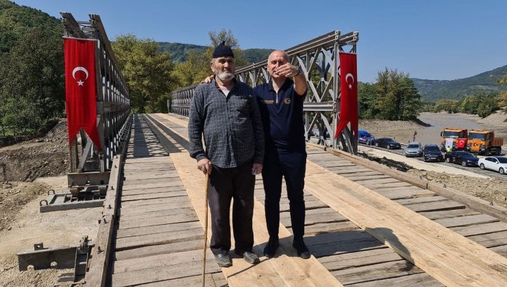 Bakan Karaismailoğlu Bartın’da köprü açılışına katıldı
