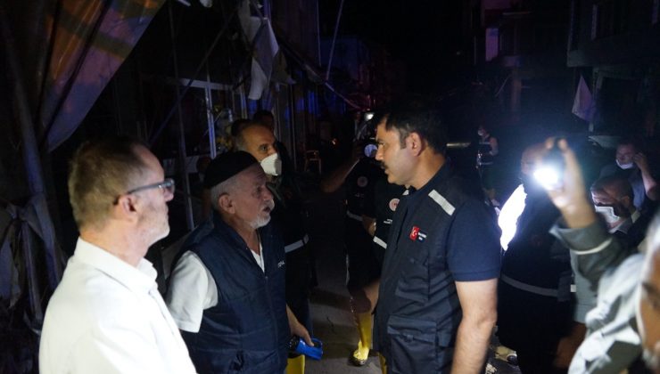 Bakan Kurum, selin yaşandığı bölgede incelemelerde bulundu