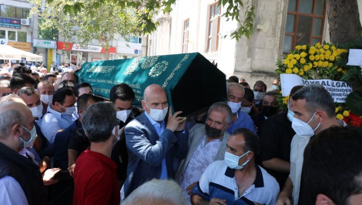 Bakan Süleyman Soylu’nun amcası son yolculuğuna uğurlandı