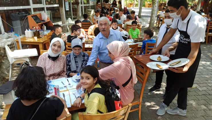 Balıkçı Kenan’dan Kuran kursu öğrencilerine balık ikramı