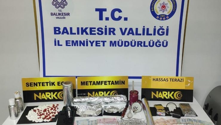 Balıkesir’de polisten 33 şahsa ’Huzur’ operasyonu