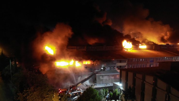 Başakşehir’de kimyasal ham madde fabrikasında yangın: 1 yaralı