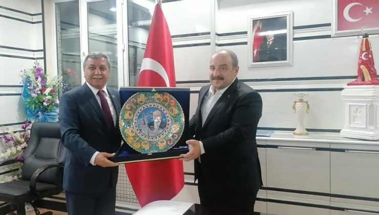 Başkan Arif Teke: “Bakanımızla projeleri değerlendirdik’’