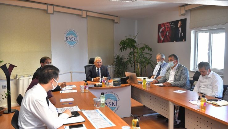 Başkan Büyükkılıç KASKİ’nin yönetim kurulu toplantısına katıldı