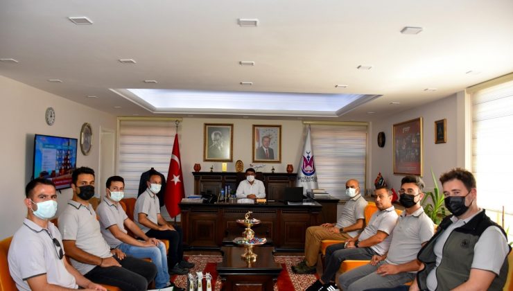 Başkan Çelik ormanların fedakar kahramanlarını ağırladı