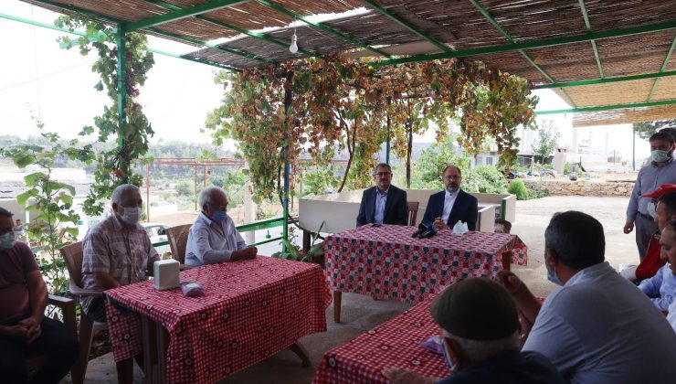 Başkan Erbaş, yangından etkilenen vatandaşlara geçmiş olsun ziyaretinde bulundu