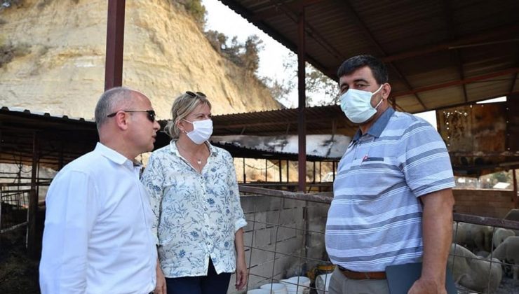 Başkan Gürkan’dan âfet bölgesine destek ziyareti