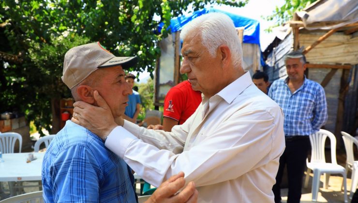 Başkan Gürün, Köyceğiz’de yanan sahalarda incelemelerde bulundu