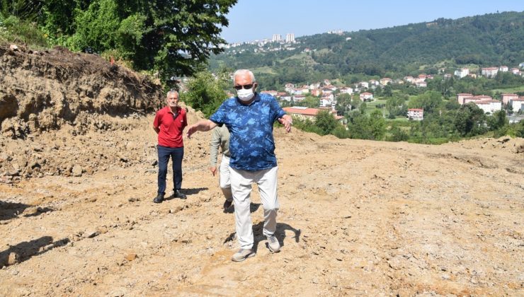 Başkan Posbıyık, alternatif yol çalışmalarını inceledi