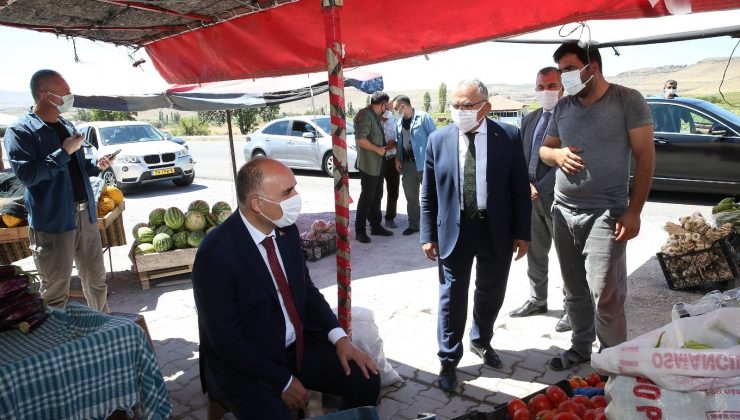 Başkan, Vali ile birlikte yöresel ürünleri inceledi