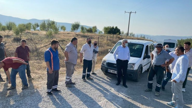 Başkan Yılmaz, Emet’te yol yapım çalışmalarını yerinde inceledi