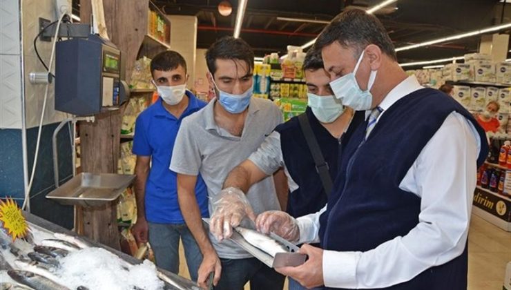 Batman’da balık satış tezgahlarında denetim yapıldı