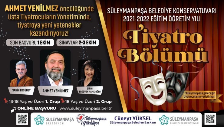 Belediye Konservatuvarı Tiyatro Bölümü yeniden açılıyor