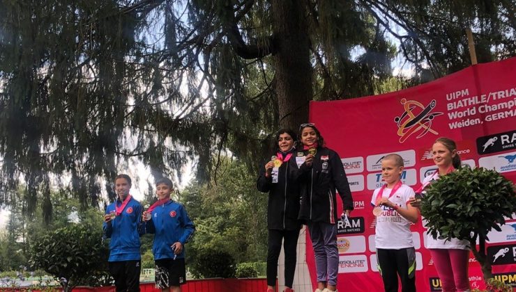 Biathle Triathle Dünya Şampiyonası’nda bir altın, bir gümüş