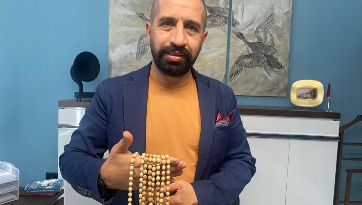 Binlerce yıllık fosilden tespih