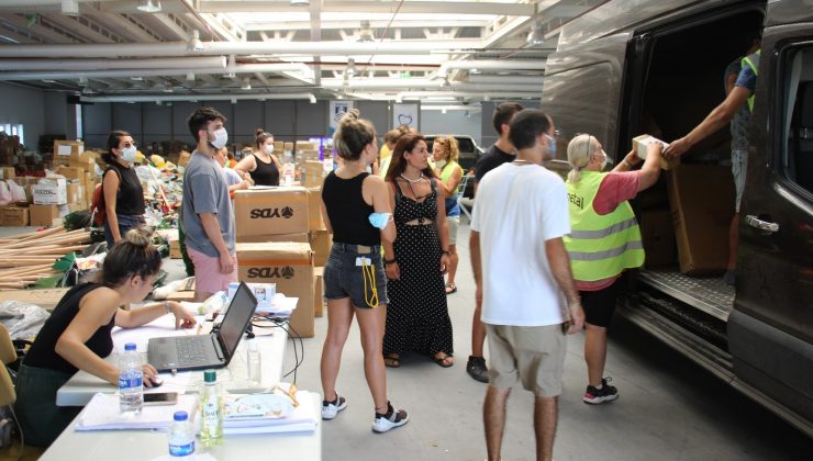 Bodrum’dan tüm Muğla’ya yardım seferberliği